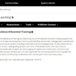 LinkedIn Learning content in the content area