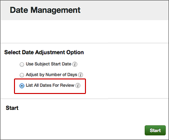 Date management tool