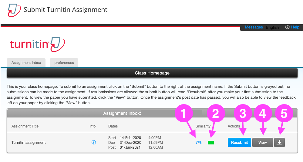 how to resubmit on turnitin