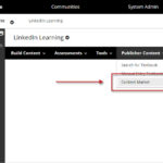 Open the Content Market in the Publisher Content menu